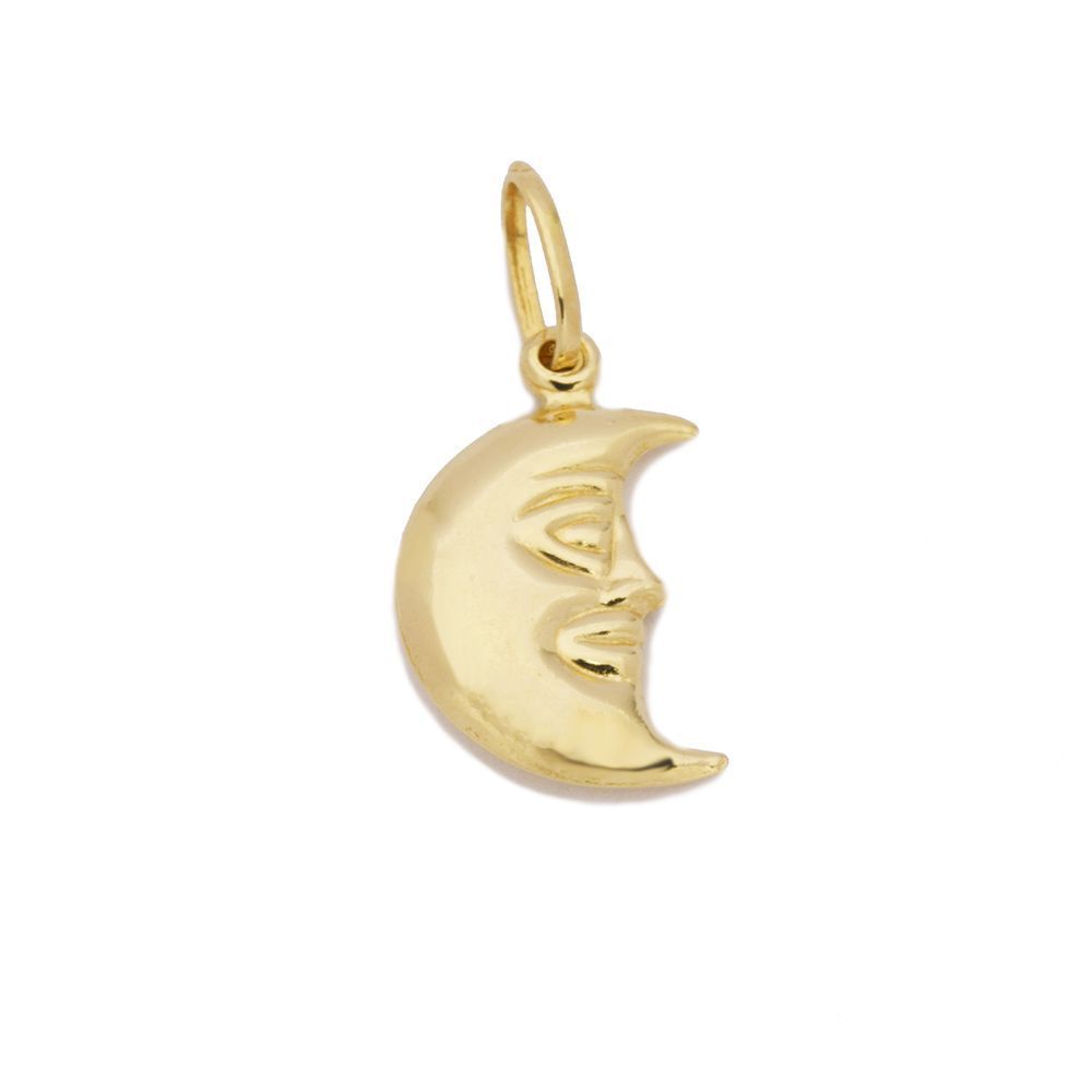 Pingente Lua em Ouro 18 Kilates - 21221